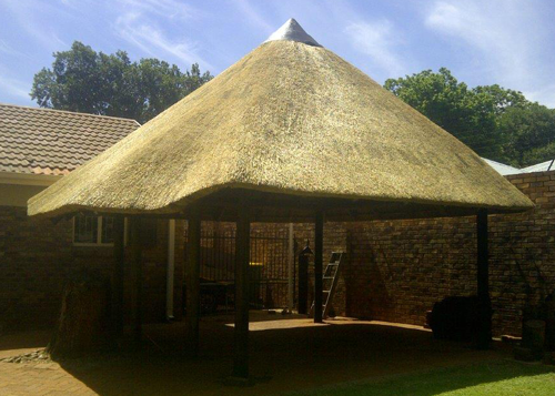 New thatch roof